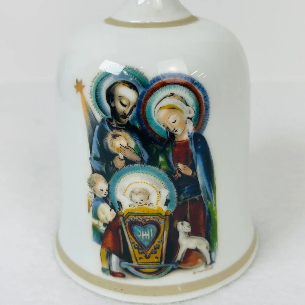 Berta Hummel Christmas 1973 Bell Nativity Schmid West Germany Limited Edition